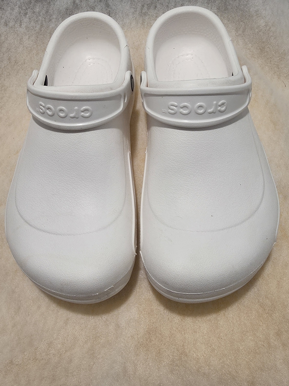 CROCS Specialized Work Classic Clog Slip-On in White RN, PA Men 11 Women12.5